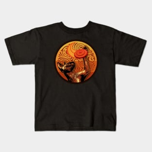 Flying Cat Ultimate Frisbee Kids T-Shirt